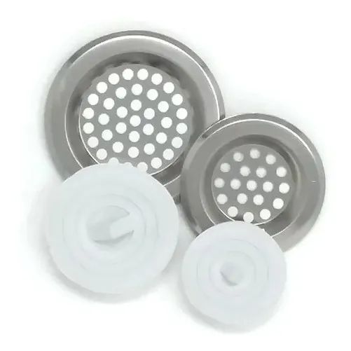 Rejilla Tapon Desagüe Pileta Bacha Cocina Baño Pack X 4