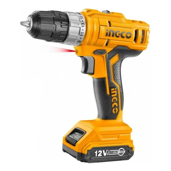 Taladro Atornillador Inalambrico Ingco 12v Cargador+bateria