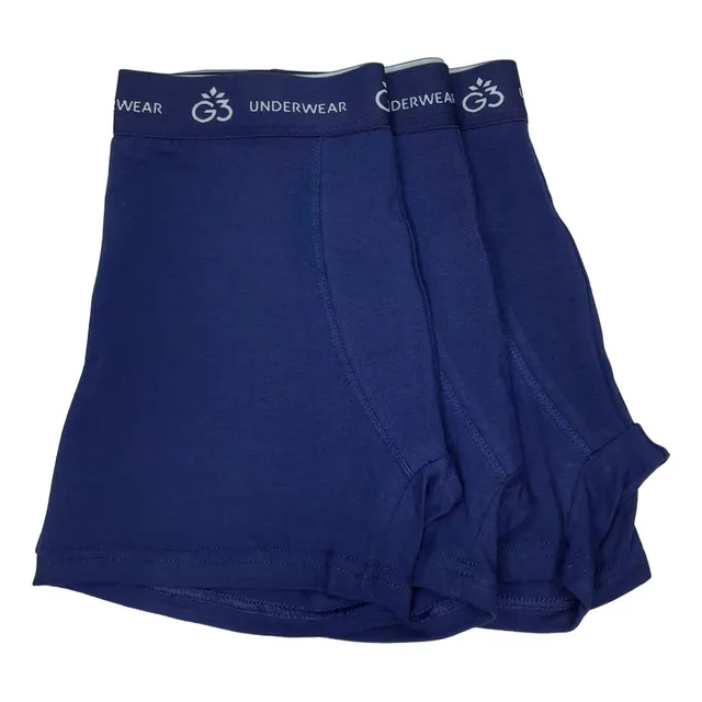 Pack De Boxer Hombre G3 X3 Liso Colores A Eleccion
