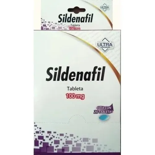 Sildenafil 100 Mg C/20 Tabletas Ultra / Generico Viagra