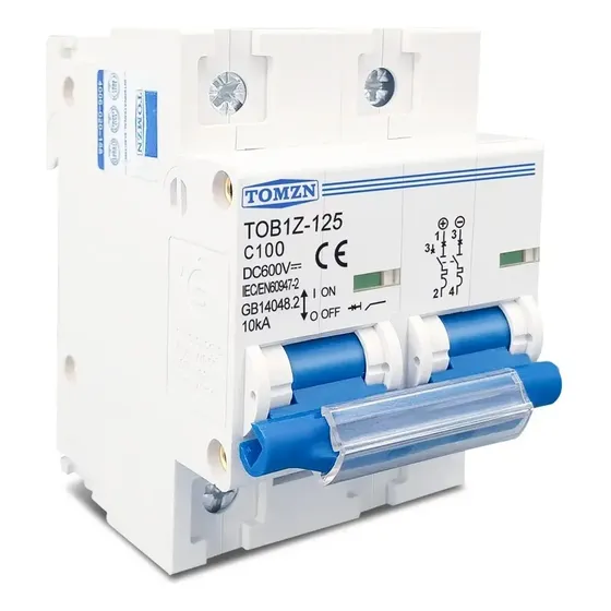 Interruptor Automático Dc 80a 600v, 2 Polos, Oferta !