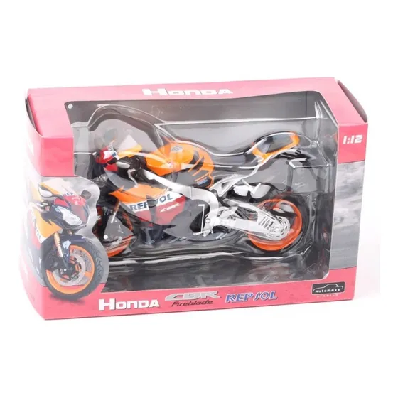 Miniatura Honda Repsol Cbr1000rr Fireblade 1:12 Automaxx 17c