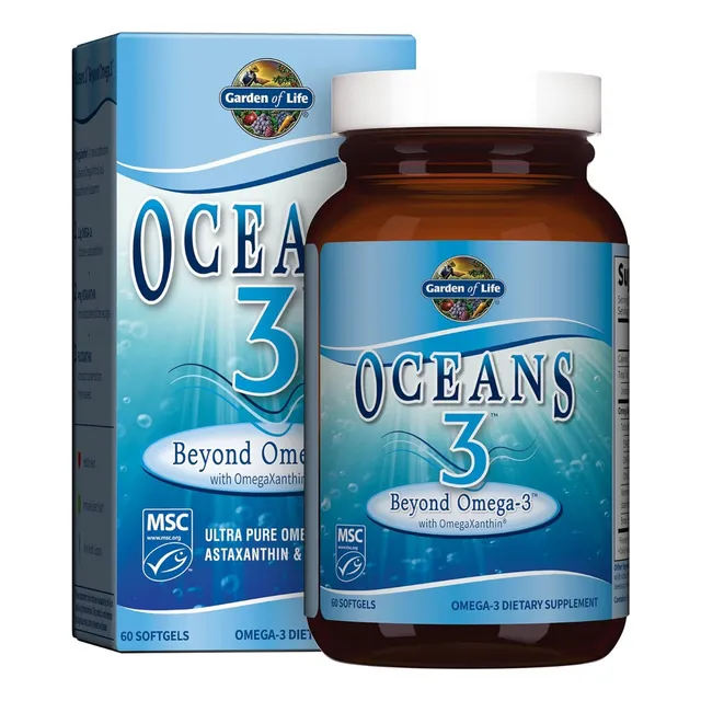 Omega-3 Con Omegaxantina Garden Of Life 60 Cápsulas