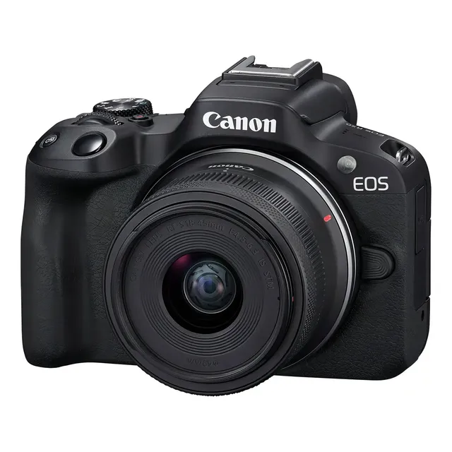 Câmera Canon Mirrorless Eos R50 24.2mp Aps-c + Lente 18-45mm...