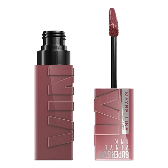 Batom Líquido Maybelline Superstay Vinyl Ink Acabamento Brilhante Cor Witty