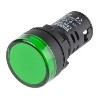 Luz Piloto Led 22mm Rojo Verde Amarillo Azul Blanca
