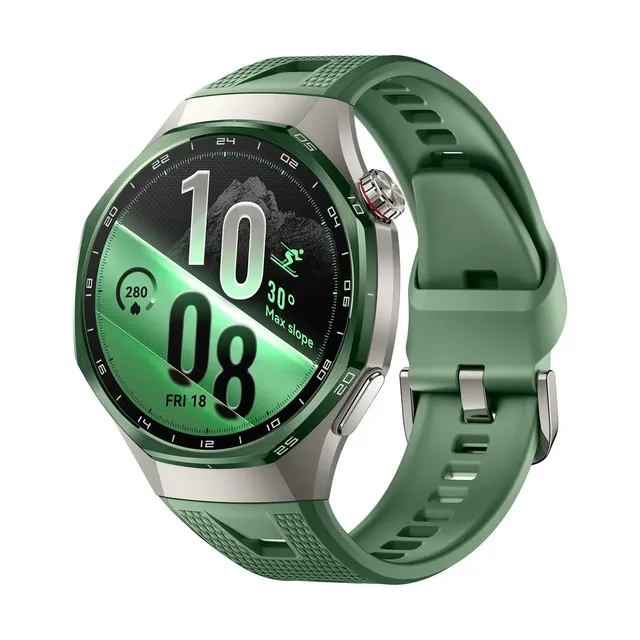 HUAWEI WATCH GT 7 Pro 46mm Smart Watch, Bateria de até 21 dias, Caixa em liga de titânio e bisel em cerâmica nano-tech, ECG, Monitoramento da Frequência Cardíaca, Golfe, Ciclismo, Verde