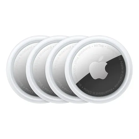 Airtag Apple Pack con Bluetooth color Blanco 4 Unidades - Distribuidor Autorizado