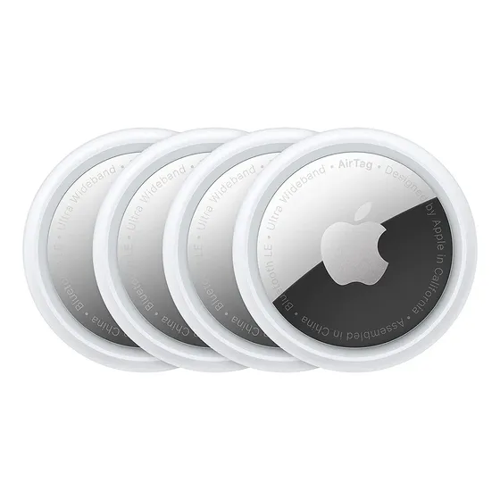 Airtag Apple Pack con Bluetooth color Blanco 4 Unidades - Distribuidor Autorizado