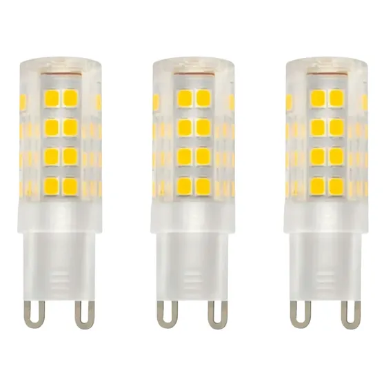 Kit 3 Lâmpada Led Arandela G9 Bipino 5w 6000k Bivolt