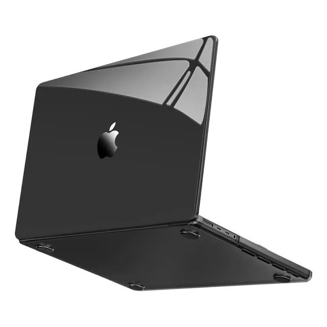 Funda Rigida Mosiso Compatible Macbook Pro 14  Negra Cristal