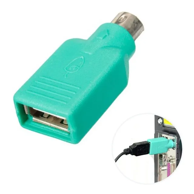 Adaptador Ps2 Macho Mouse Teclado X Usb Fêmea Pc Antigo