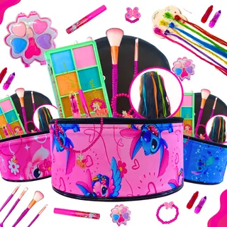 Kit Infantil De Maquiagem Maletinha Linda Completa Perfeita Kit Infantil De Maquiagem Maletinha Linda Completa Perfeita