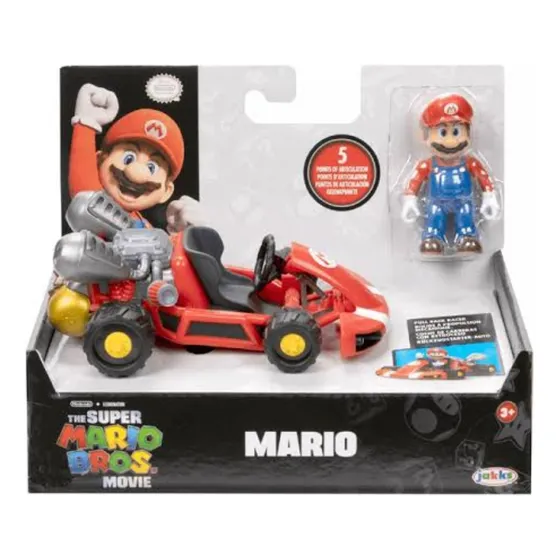 Mario Muñeco Con Vehículo De Super Mario La Película Articul