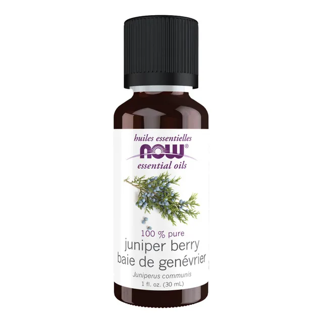 Óleo Bagas Zimbro Now Foods Juniper Berry 30ml Importado