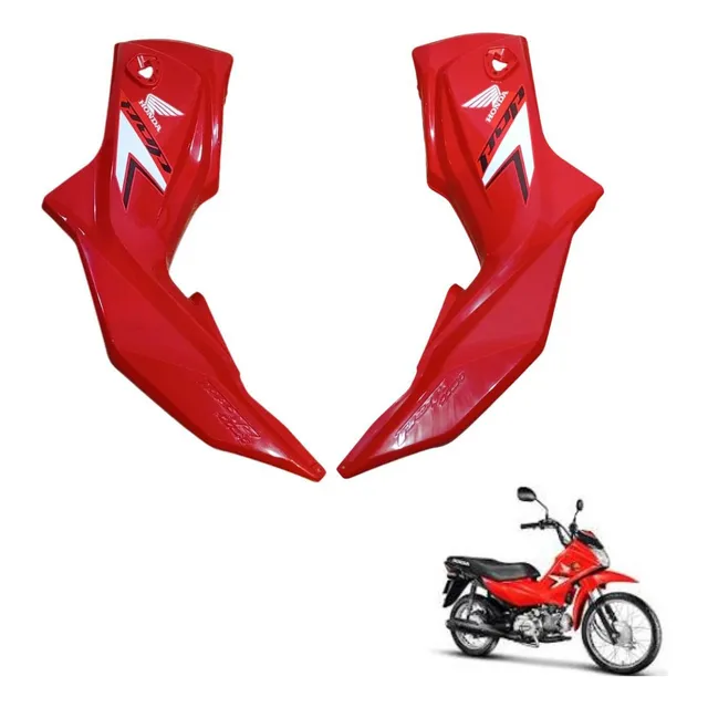 Carenagem Frontal Lateral Vermelho Pop 110i 2016 A 2025