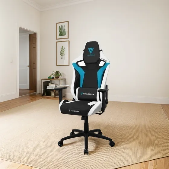 Silla Gamer Aerocool Thunderx3 Xc3 Azure Blue Color Azul