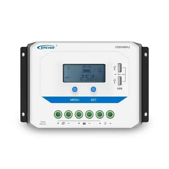 Regulador Paneles Solares Con Usb 60a 12/24/36/48v Epever