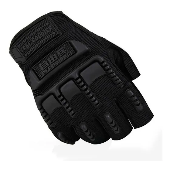 Guantes Medio Dedo Moto Tácticos Antideslizantes Mechanix 