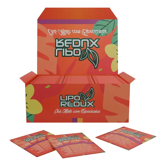 Chá Verde Liporedux Sachê Premium 60 Unidades