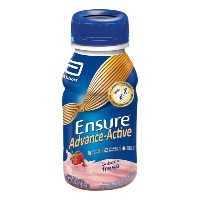 Ensure Advance Fresa Frasco De 237 Ml Fresa