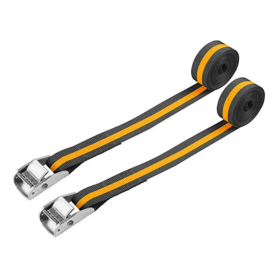 Catraca Tolsen 25mm X 2.5m Soporta 100kg 2 Unidades - Sc - Color Naranja Con Negro Y Gris