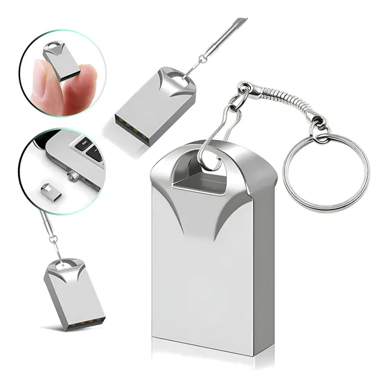 Pen Drive 32gb Mini Chaveiro Usb 2.0 Metal Resistente Rápido