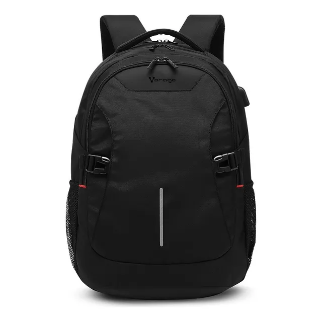 Mochila Vorago Bp-402 Expandible Para Laptop 15.6 Usb Color Negro