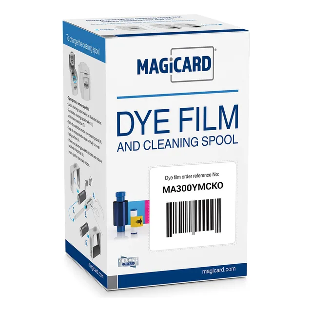 Cinta De Color Genuina Magicard Ma300ymcko Para Impresoras