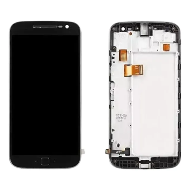 Pantalla Con Marco Para Moto G4 Plus Xt1641 Rayones Notorios