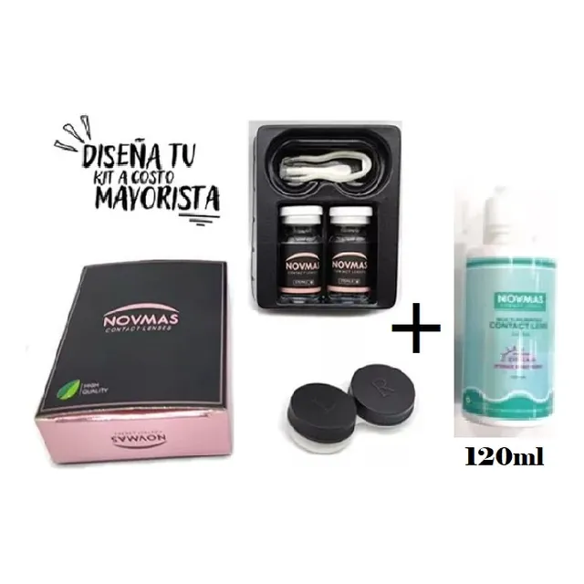 Lentes De Contacto Con Estuche Cosmetico