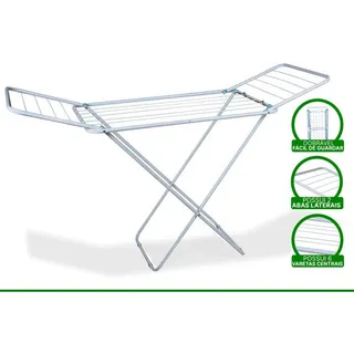 Varal De Chão Reforçado Com Abas Dobråvel Retråtil Slim Mor Varal De Chão Reforçado Com Abas Dobråvel Retråtil Slim Mor