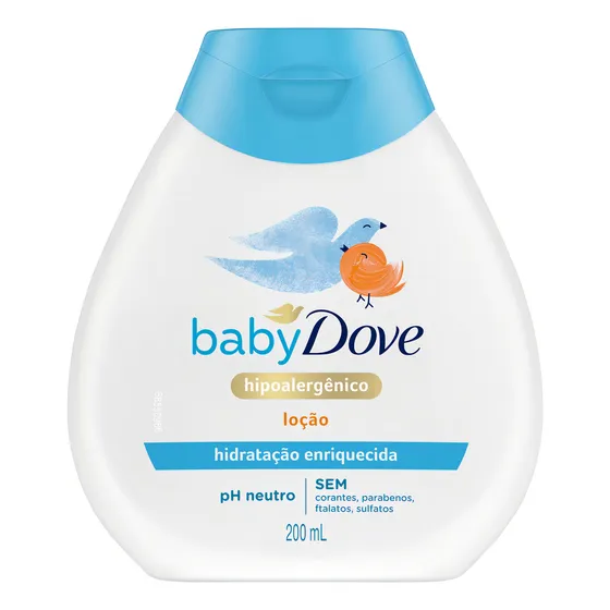 Loção Hidratação Enriquecida Dove Baby Frasco 200ml