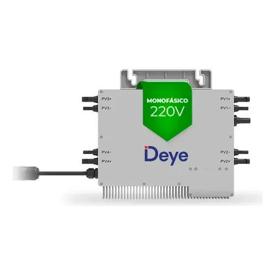 Microinversor DEYE SUN-M225G4-EU-Q0 Monofásico 18A 2.2kW 220V
