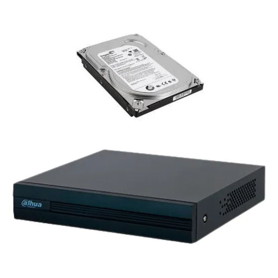 Kit De Grabación Dahua Dh-xvr1b04h-i 4ch 5mpx 3k + 1tb Disco