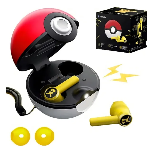 Razer Pikachu Fone De Ouvido Pokémon Tws In-ear Bluetooth Cor Amarelo