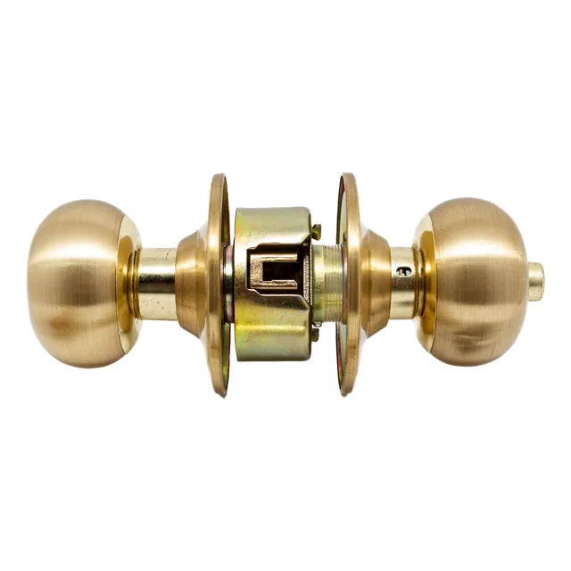 Pomo De Puerta Bronce Mate Con Llavin