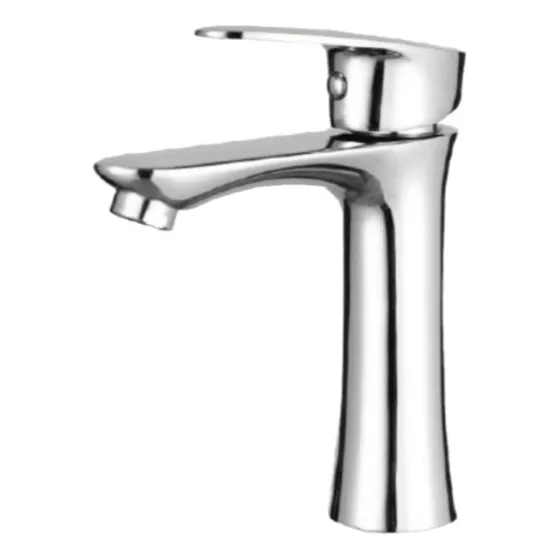 Griferia Para Lavamanos Metalica 16cm Altura Agua Fria