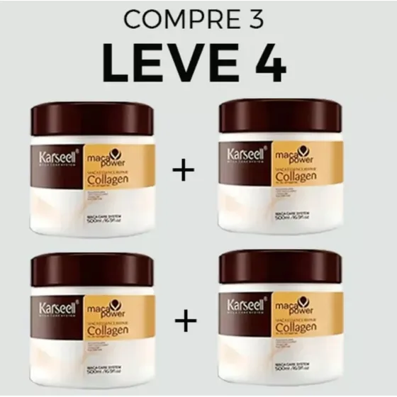 Máscara Karseell Original 2kg - Compre 3 Leve 4