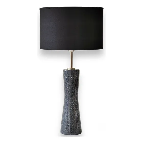 Velador Ceramica Grande Moderno Dormitorio Led Pantalla 