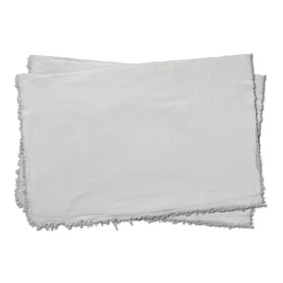 Pano De Chão Branco Alvejado 40x62cm - Pacote Com 10 Uni