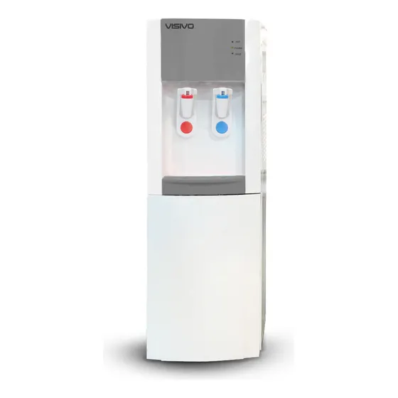 Dispensador De Agua Caliente Y Fria Con Gabinete Visivo Color Blanco