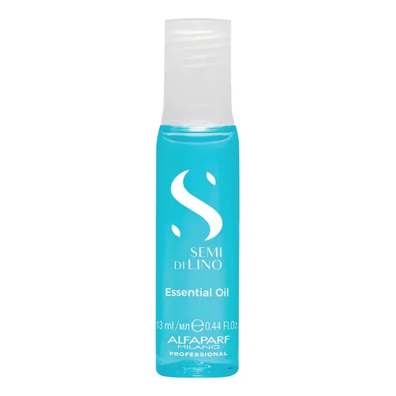Alfaparf Ampolla Semi Di Lino Azul Brillo Y Nutrición 12 unidades x 13 mL