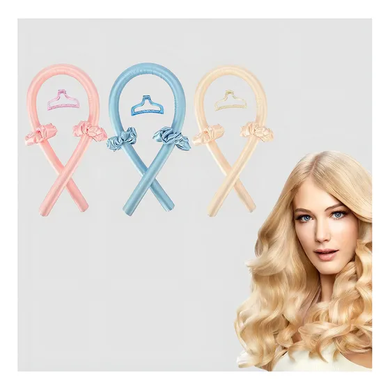 Brewix Curl Halo Rizador Sin Calor Rizos Perfectos, Sin Daños, Sin Calor Rizos Sin Calor For Cabello Corto Rizadores De Cabello For Dormir,pink Diadema
