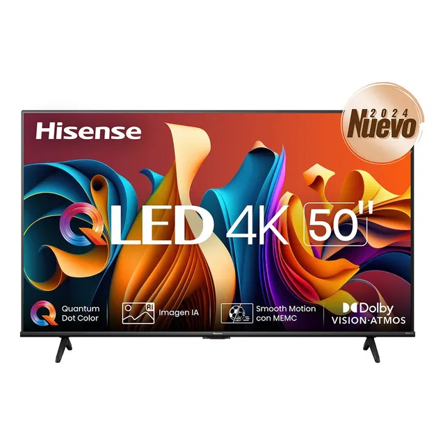 Pantalla 50 Hisense Qled Qd6n, Quantum Dot Color, Smart Tv