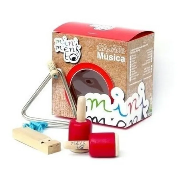 Kit Musical Sonidos Tren Silbato Triangulo Maracas Percusion