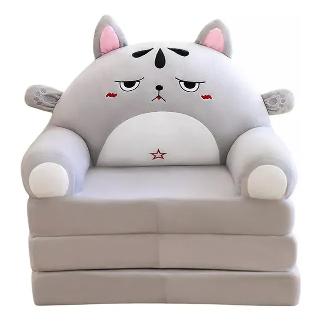Sofá Plegable Para Niños Pequeños, Sillón, Funda Lavable