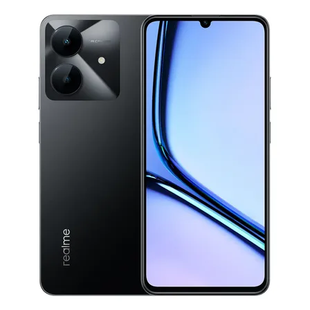 Realme Note 60x, Dual Sim, Preto, 128 Gb De Armazenamento, 4 Gb De Ram, 4g/lte, Unisoc Tiger T612, Lcd Ips De 6,74 , Bateria De 5000 Mah, Jogos E Celular Robusto.