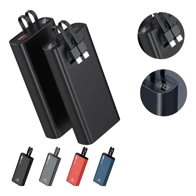 Carregador Power Bank Turbo 20000mah 22.5w Tela Digital Univ