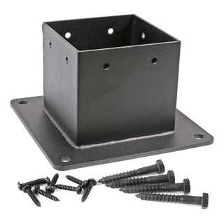 Brida De Acero Inoxidable Con Poste De 4 X 4 Pulgadas (real: Brida De Acero Inoxidable Con Poste De 4 X 4 Pulgadas (real: